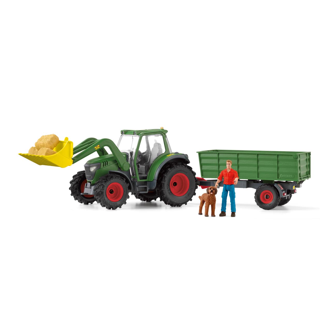 Schleich Tracteur et remorque