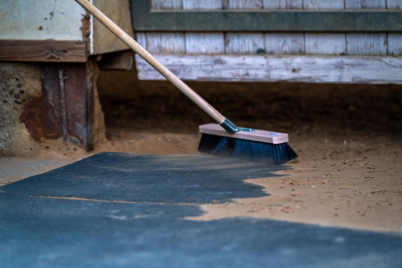 Bürsten Walter Balai pour grandes surfaces en crin de cheval