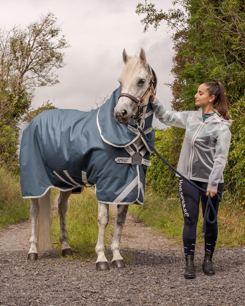 Horseware Couverture d'extérieur Amigo® AmECO 12 Plus (Légère 0g)