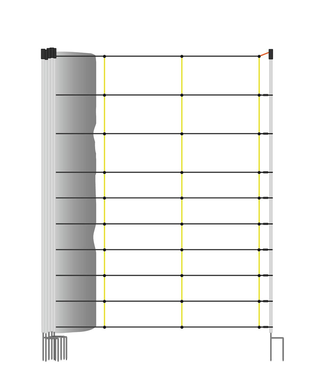 Horizont Filet Livestock 105 cm, 50 m de long