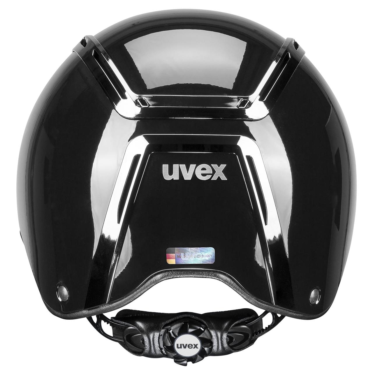 uvex Casque d'équitation exxeed shiny chrome