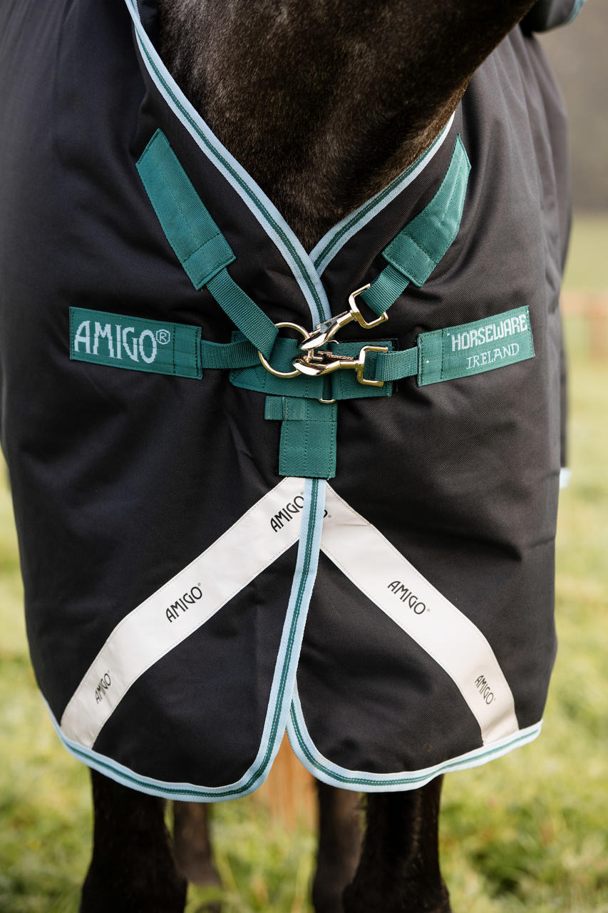 Horseware Couverture d'extérieur Amigo® Bravo 12 Plus (Moyen 250g)