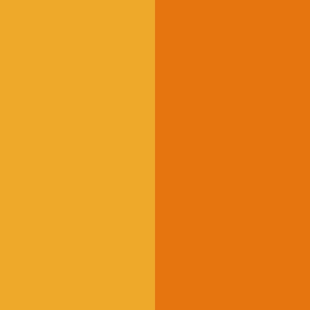 orange (bois), orange (polypropylène)