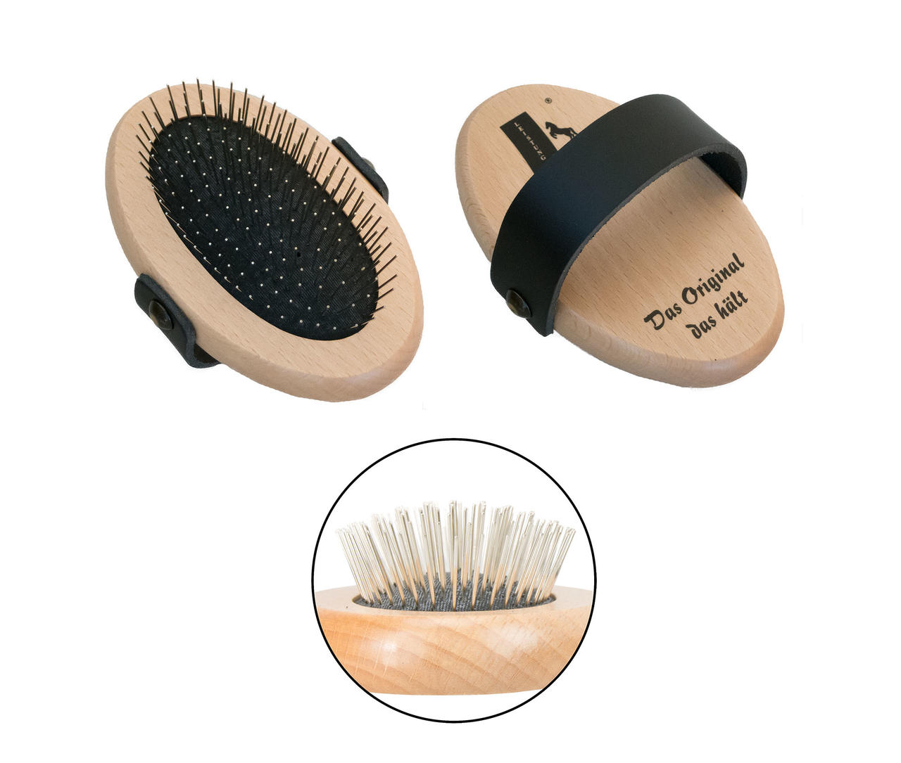 Leistner Brosse pour crinière et queue 124 x 78 mm