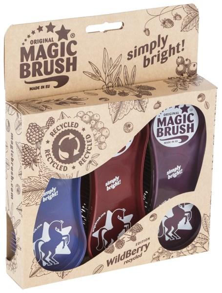 Kerbl Kit de brosses MagicBrush recycled 3 pièces