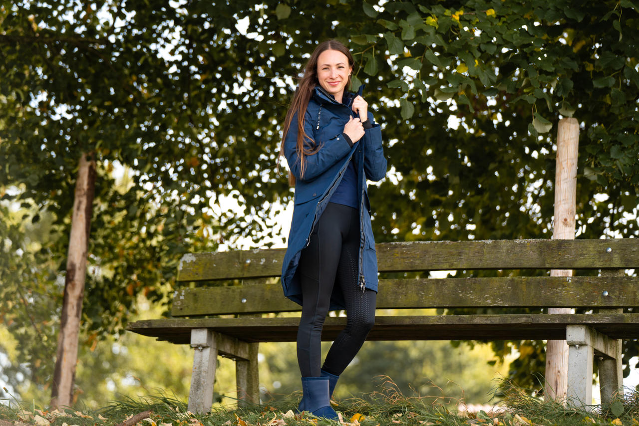 ELT Legging d'équitation thermique Ella pour femmes