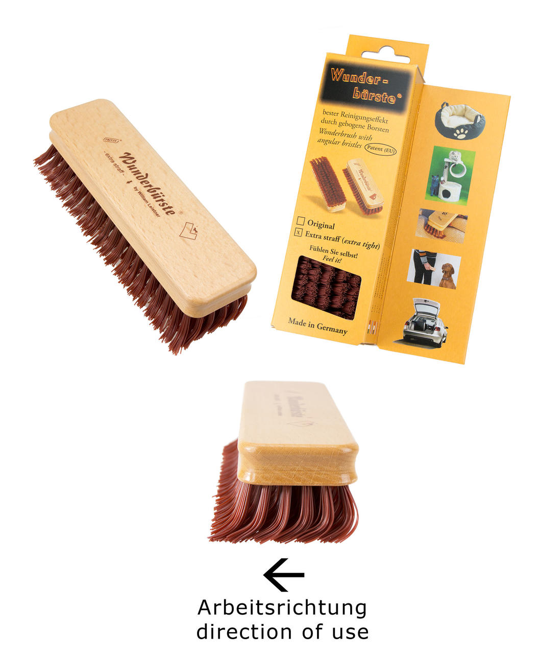 Leistner Brosse Wunderbürste 150x45mm - extra ferme