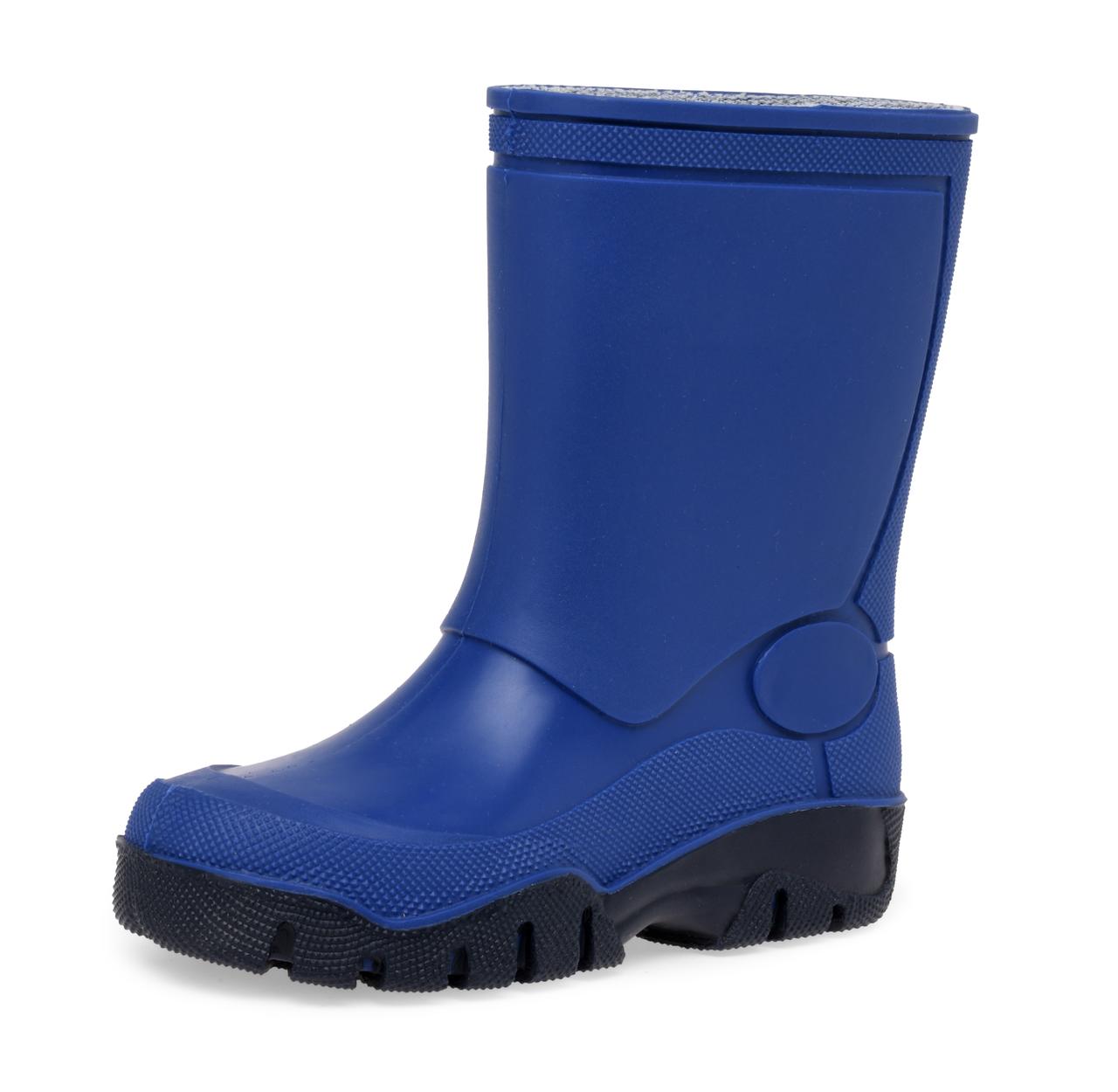 Bottes imperméables pour enfants - bleu/noir