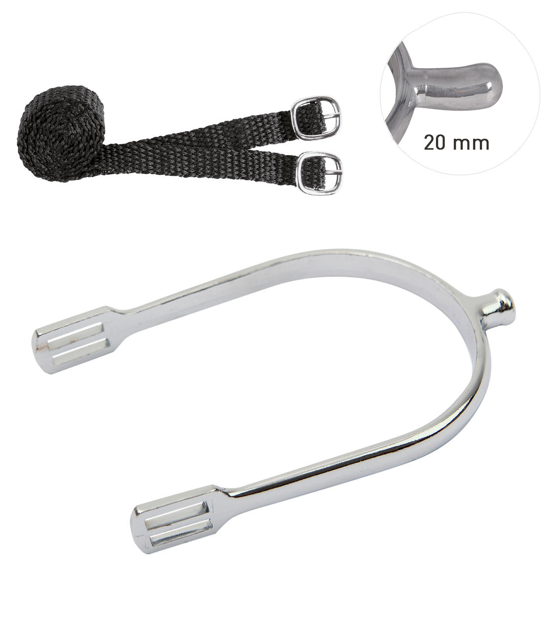 Waldhausen Set Éperons pour femmes et hommes, 20 mm