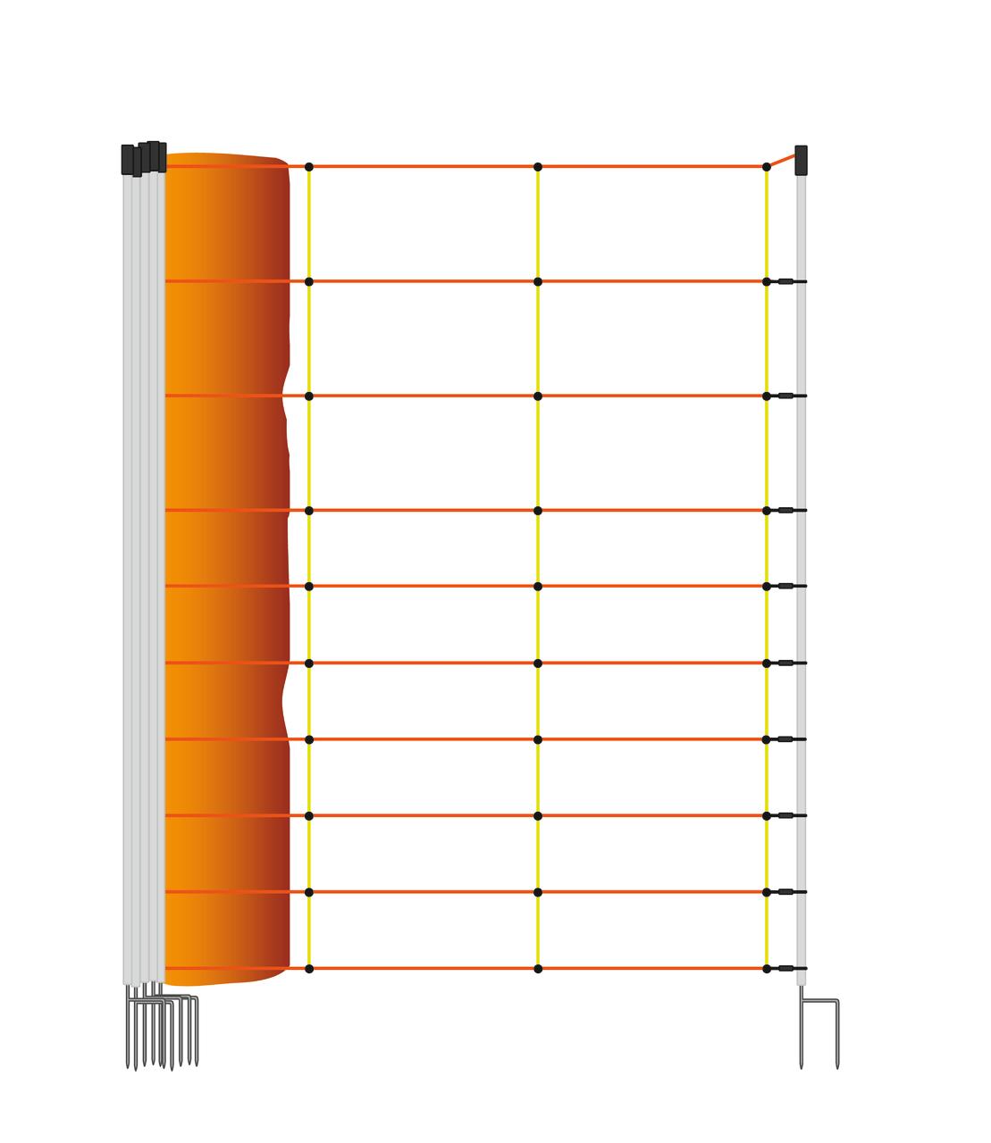 Göbel EURONETZ KOMBI Filet pour moutons, hauteur 106 cm