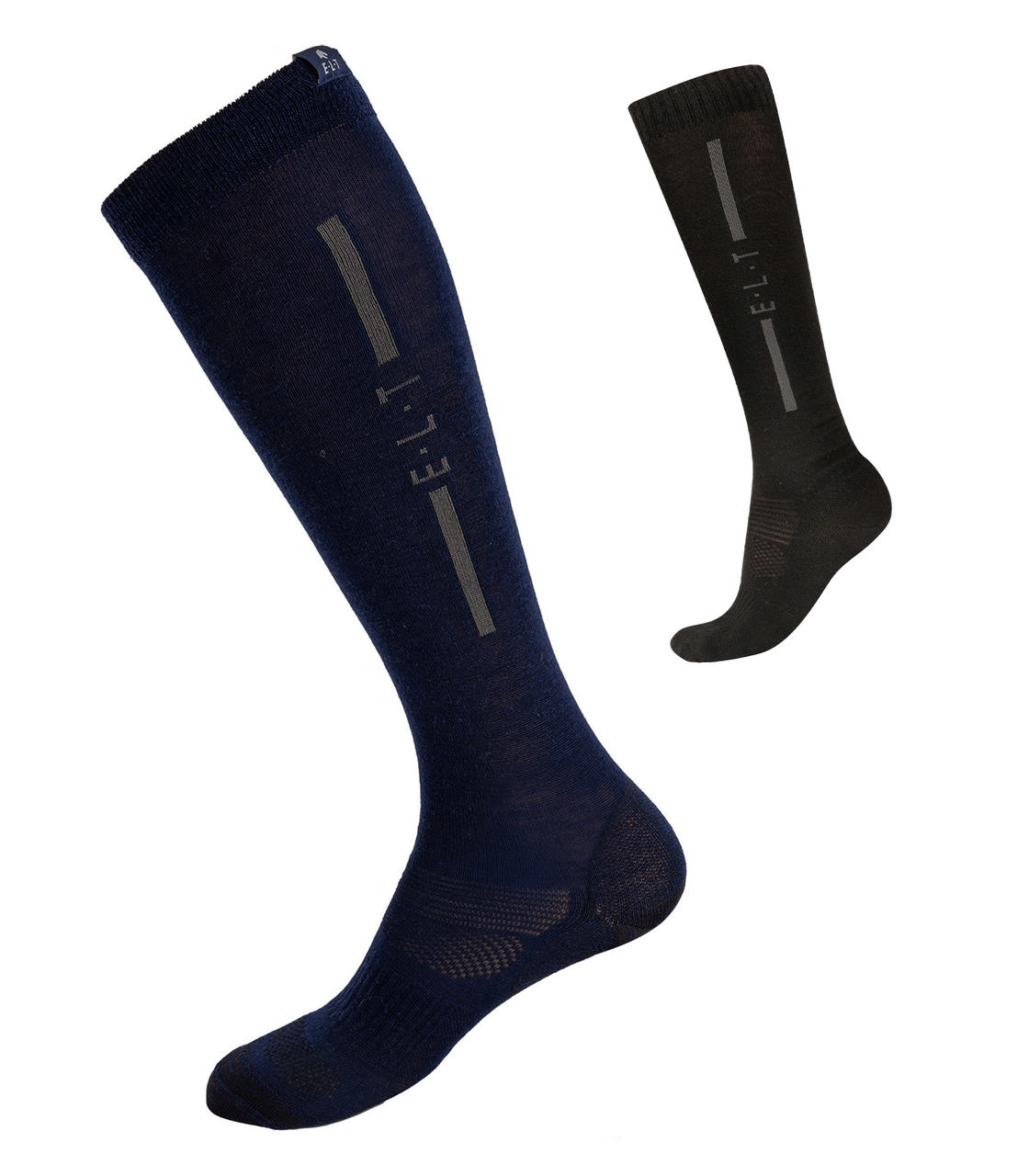 ELT Chaussettes d'équitation Mérinos unisexes