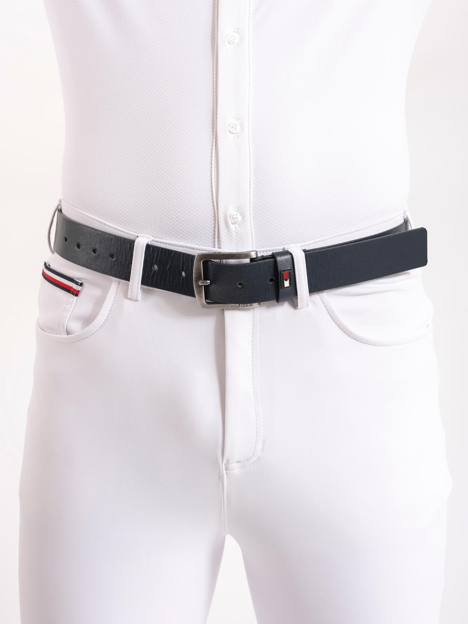 Tommy Hilfiger Palermo Ceinture en similicuir brodé