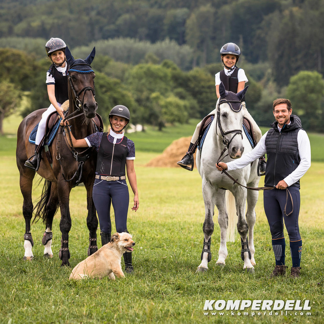 Komperdell Ballistic Gilet de protection d'équitation Flex Fit Slim