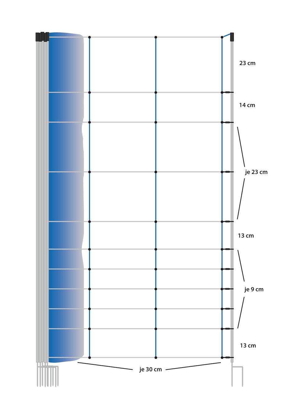 AKO TitanNet 145 cm