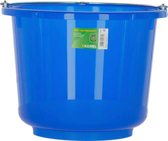 Kerbl Seau pour étable et chantier, transparent, 12 l