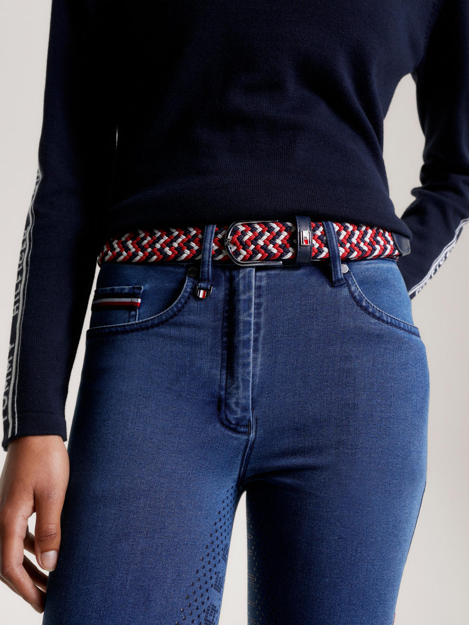 Tommy Hilfiger Ceinture stretch tressée San Jose