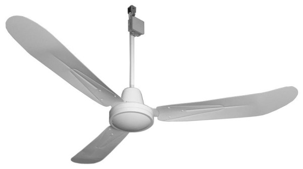 VENTILATEUR DE PLAFOND pales courbes, 142 cm