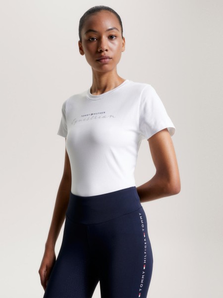 Tommy Hilfiger Brooklyn T-shirt graphique à manches courtes pour femmes