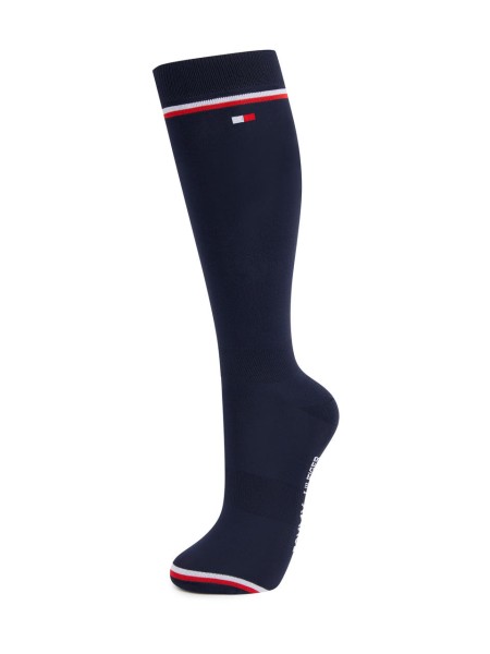 Tommy Hilfiger Lot de 2 paires de chaussettes d'équitation d'hiver Byron